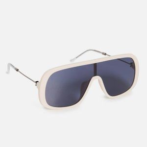 NWT Kenzo - Women's Shield Sunglasses - Ivory Blue KZ40145U